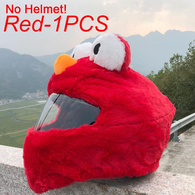 Motorcycle Helmet Cartoons Plush Helmet Protective Cover Helmet Full Face Covers For Outdoor Fun Personalized Helmets Christmas