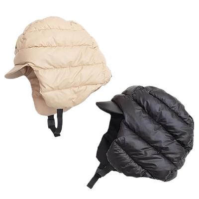 Women Men Hat Cotton Filling Hat Winter Earflap Hunting Hat Ski Cap Earflaps Hat