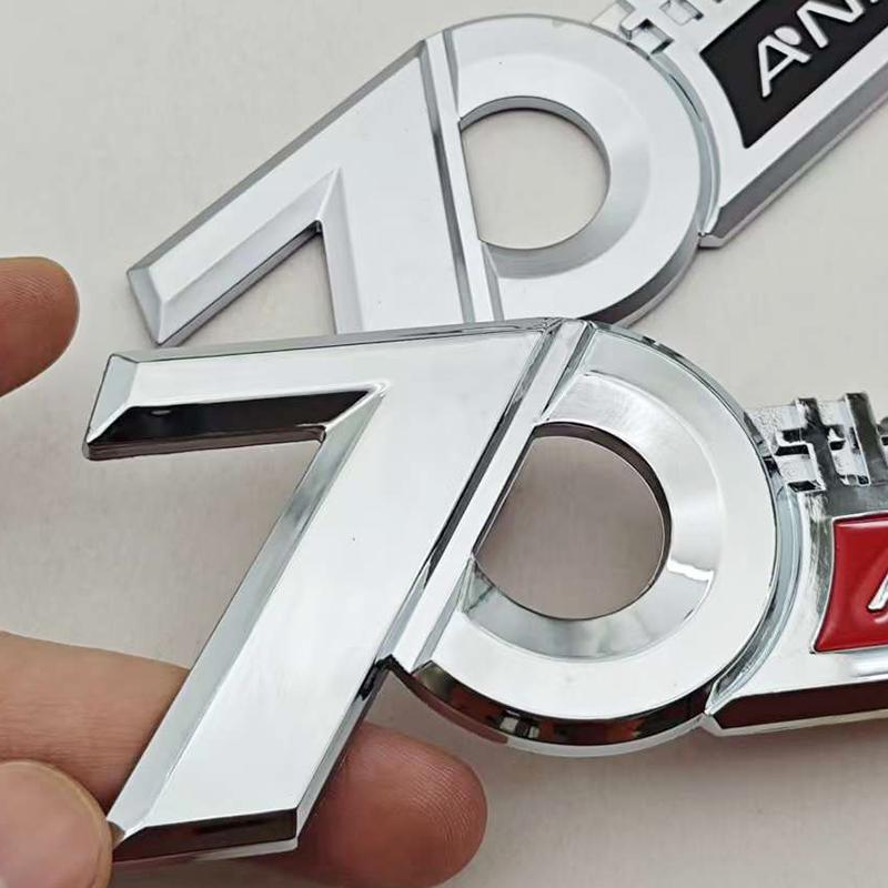 3D ABS Chrome Car Styling 70th ANNIVERSARY Emblem Sticker For Toyota Land Cruiser 300 FJ200 LC300 Prado LC120 LC150 Accessories
