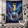 Juventus FC Vægtæppe Boligindretning Væghængende Stof til Soveværelse Stue Baggrund
