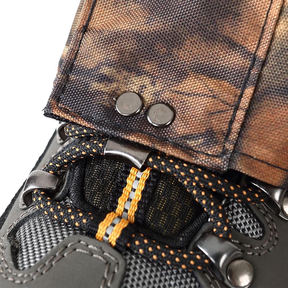 Camouflage Outdoor Hiking Gaiters - Anti-Scratch, Moisture-Resistant Leg Protection for Camping