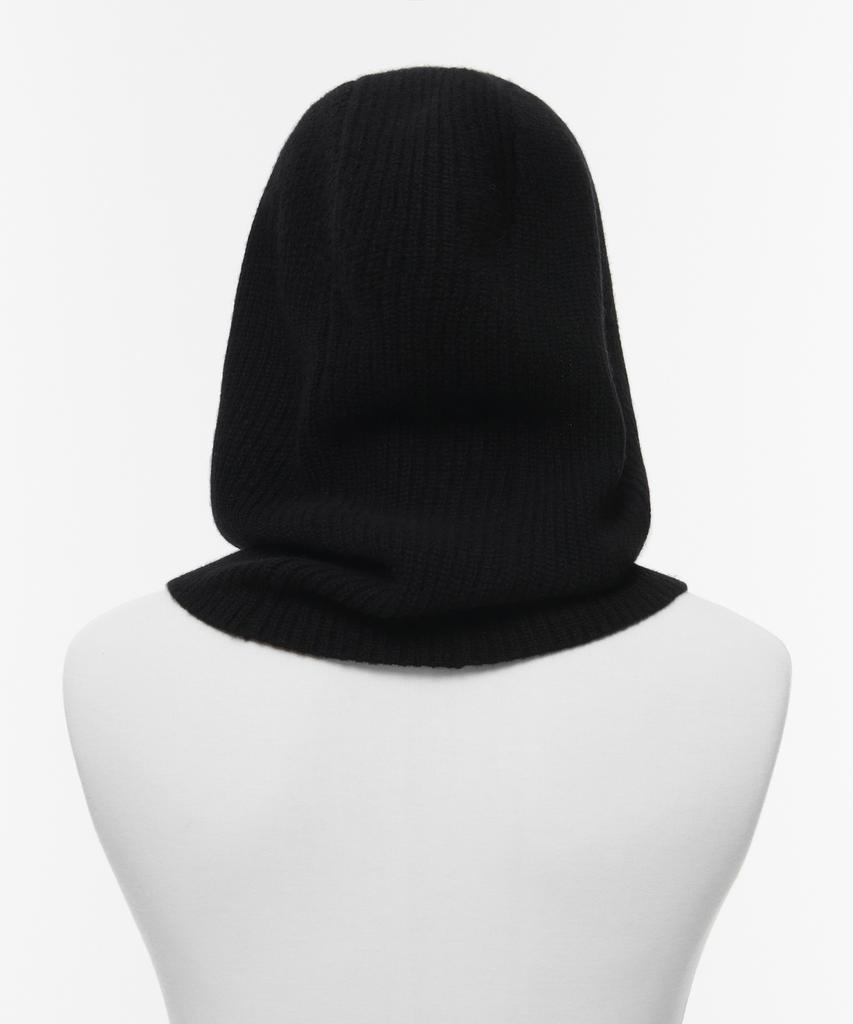 MUSINSA STANDARD Lambswool Oversized Knit Balaclava [Black]
