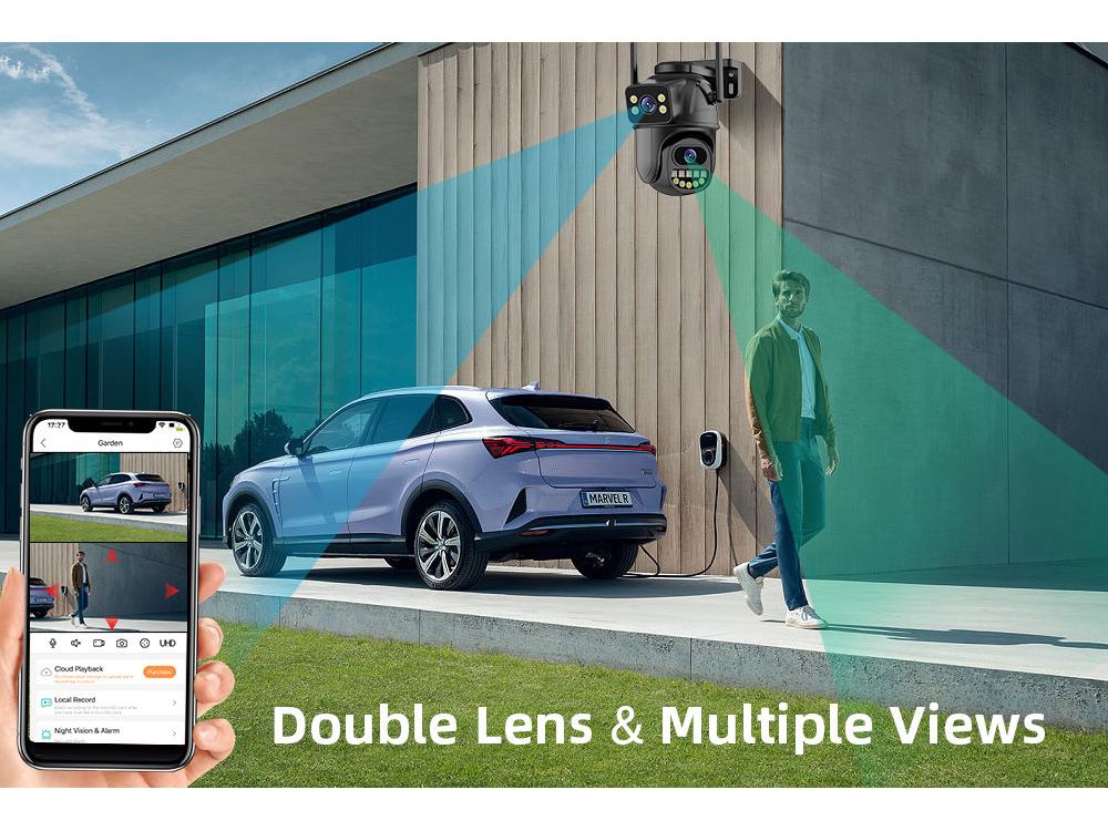 ICsee Cross-Border Wireless PTZ Surveillance Camera