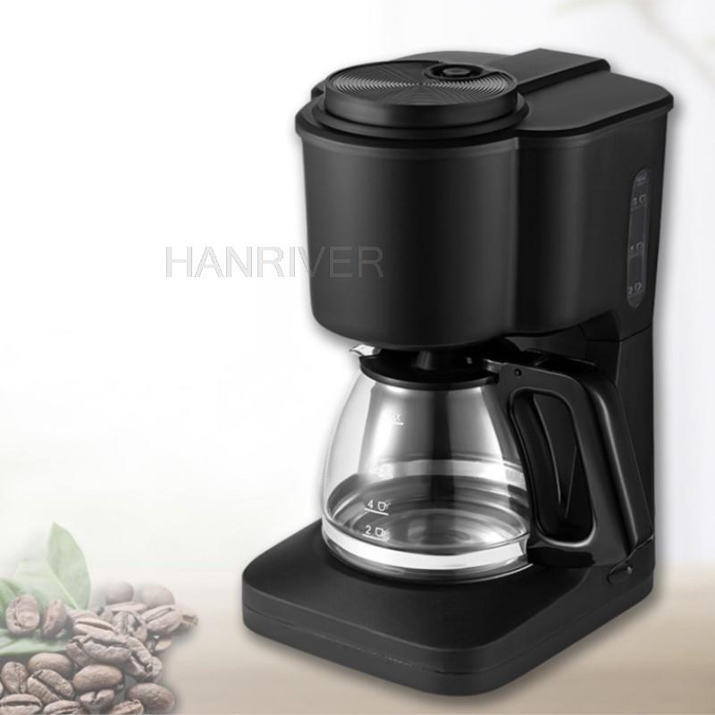 Drip Coffee Machine With Pot Home Office Small Coffee Machine Italian Semi-automatic Household Drip Coffee Machine 220V