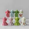 3D Little Angel Aroma Candle Silicone Mold DIY Christmas Decoration Plaster Molds Handmade Soap Candle Making Supplies