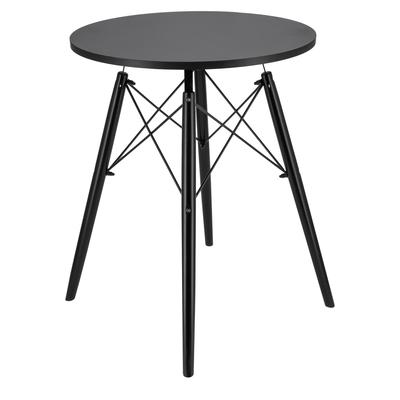 Modern Scandinavian Brown Round Table For Living Room Dining Room Kitchen