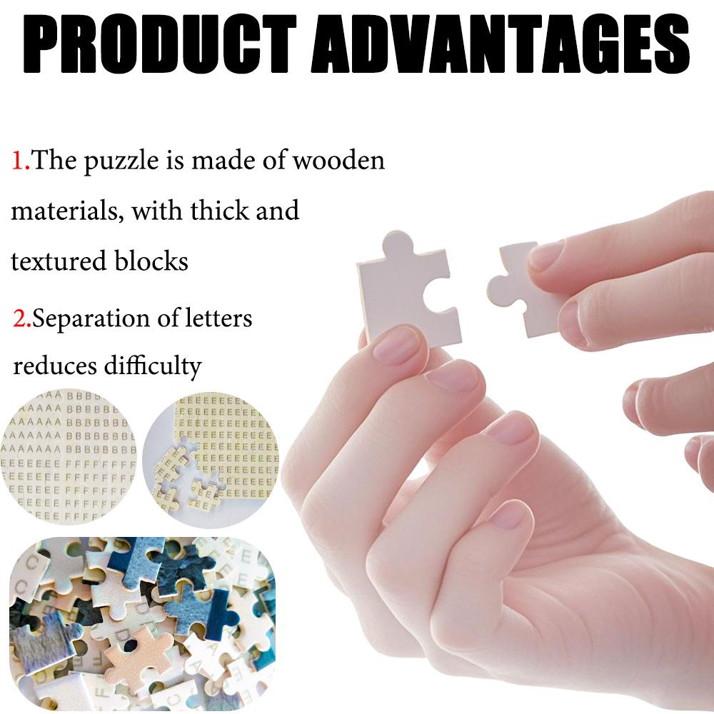 Custom Heart-Shaped Pearlescent Jigsaw Puzzle - DIY Sublimation & Educational Toy