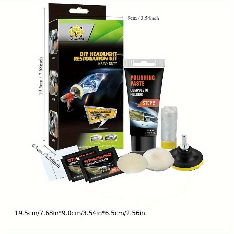 2025 New Style Car Headlight Repair Kit, Cleaning and Polishing, Cleaning Paste, Retreading Tools, Gas Lamp Care!