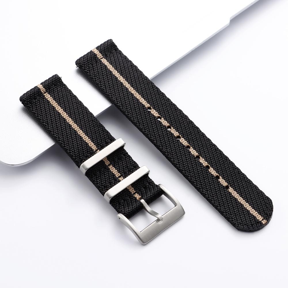 20mm 22mm Nylon Watch Band for Omega for Tudor Strap Woven Canvas Fabric Wristband Men's Military Sports Quick Release Bracelet
