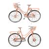 Bike Model Pink Simulated Design Detachable 110 Scale Mini Bike Ornament Toy for Shelf Desktop