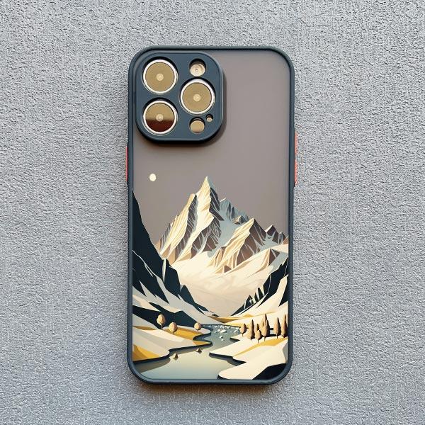 Fog Mountains Landscape Phone Case for iPhone 16 15 14 12 13 Mini 11 Pro Max X XS XR SE2 7 8 Plus Shockproof Back Cover Fundas