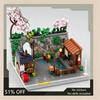 7659PCS Japanese Modular Collection MOC Building Blocks Architecture DIY Assembly Creative Toy Collection Display Gift