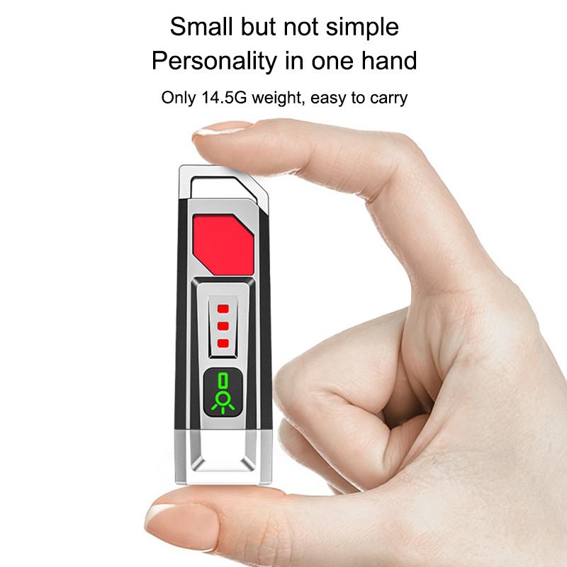 Rechargeable Mini Pocket Flashlight with Anti-sneak LED Light for Hiking Safety and Outdoor Adventure