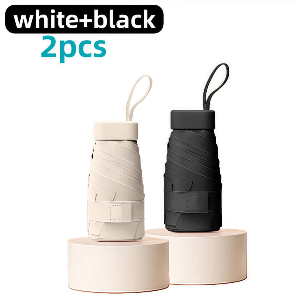 55% Off Mini Sun Umbrella Small Pocket Rain Folding Umbrella Ultra-Light UV Protection Umbrella Pocket Parasol,Rain Or Shine