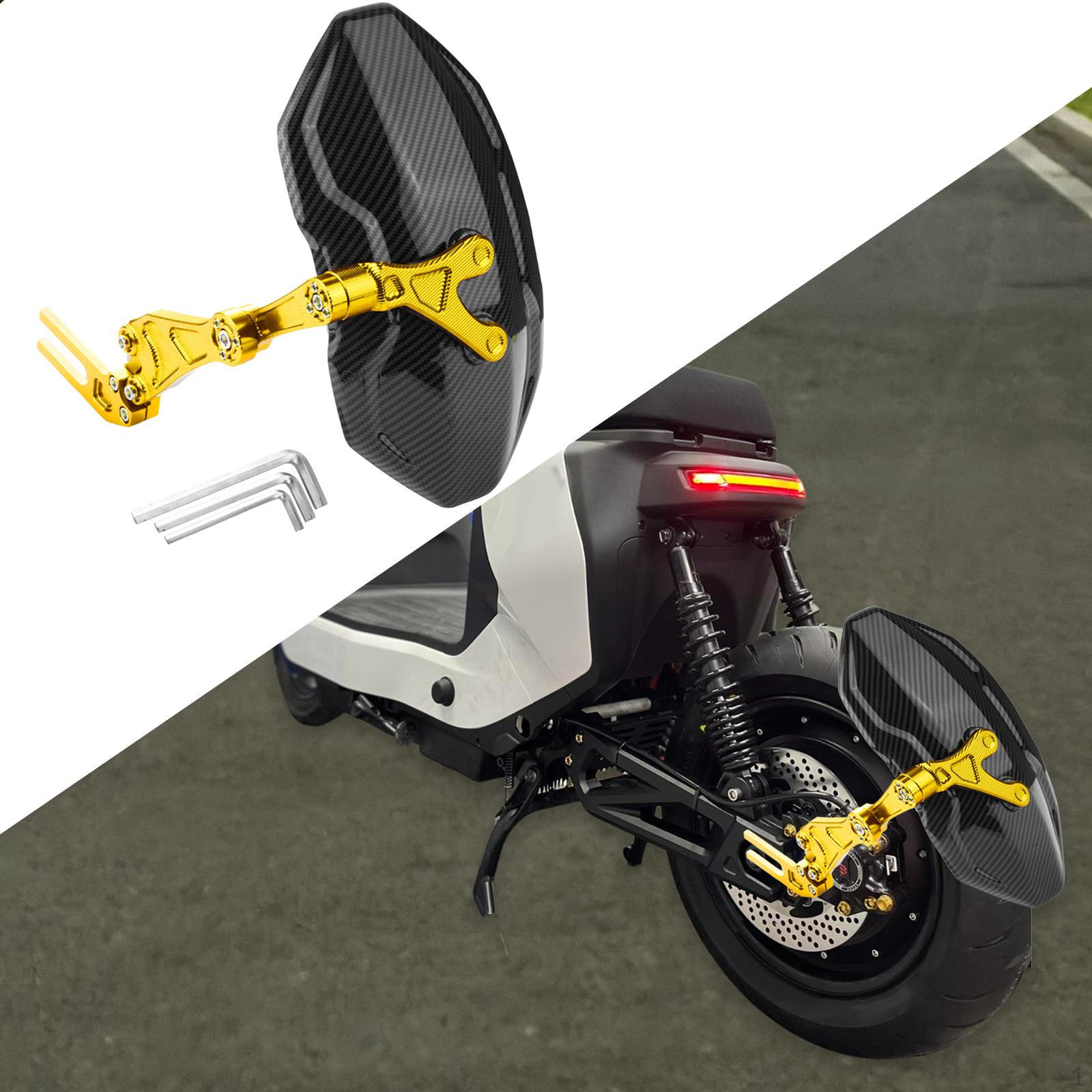 

Задний брызговик для мотоцикла, электрический велосипед, грязевой сплав, аксессуар, простая установка, регулируемый золотой