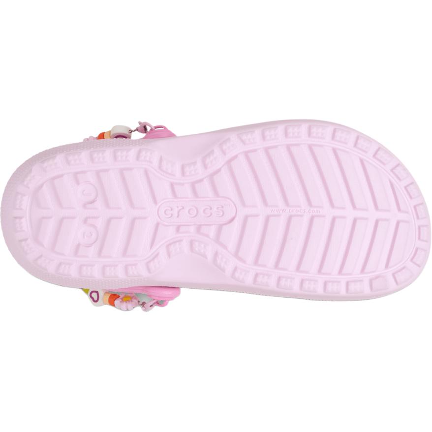 Crocs Classic Lined Comfortable Soft Support Low-Top Walking Shoes Baby Shoes Pink 211635-6ZW