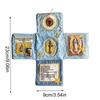Cross Included Inside Cross-Shaped Fabric Pouch Sewing Pocket Devotional  for Sewing and Quilting