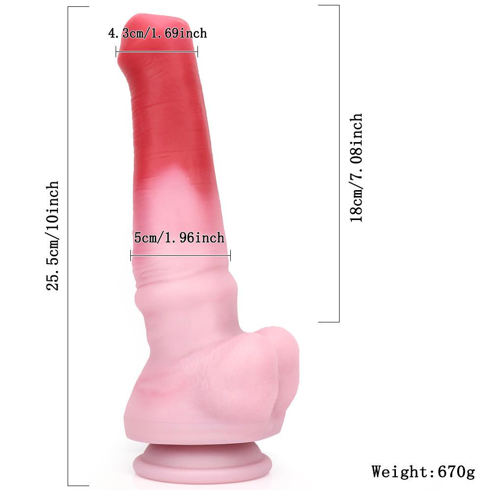 Liquid Silicone Dildo  Shaped Dildo  Male and Female Anal Plug Adult Product
