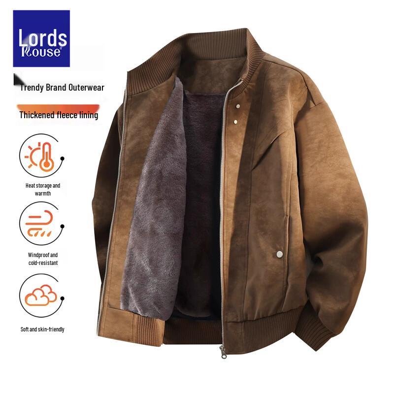 Men's Premium American Barn-Style Faux Leather Winter Jacket
