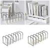 Desktop File Sorter Organizers 6 Section Bookend Space Saving Book Organizers Magazine Stand for Book Magazine Album
