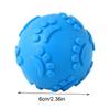 Dog Chew Squeaky Toy Ball Squeaker Chew Ball Toy Latex Indestructible Outdoor Squeak Dog Toys Teething Latex Pet Toys