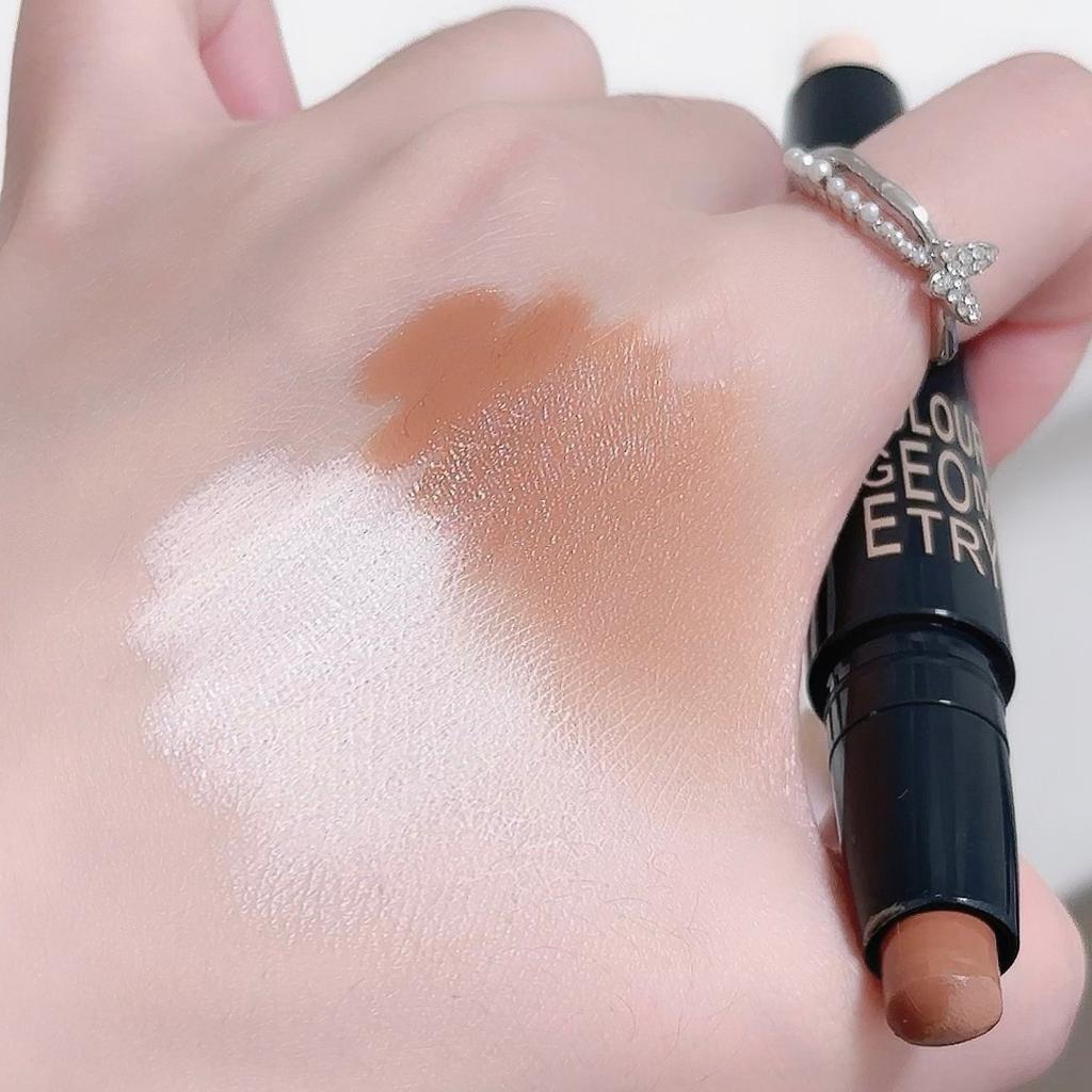 Double-ended Dual-purpose High-light Trimming Stick, Three-dimensional Contour, Nose Shadow, Facial Shape, Brighten and Trimming