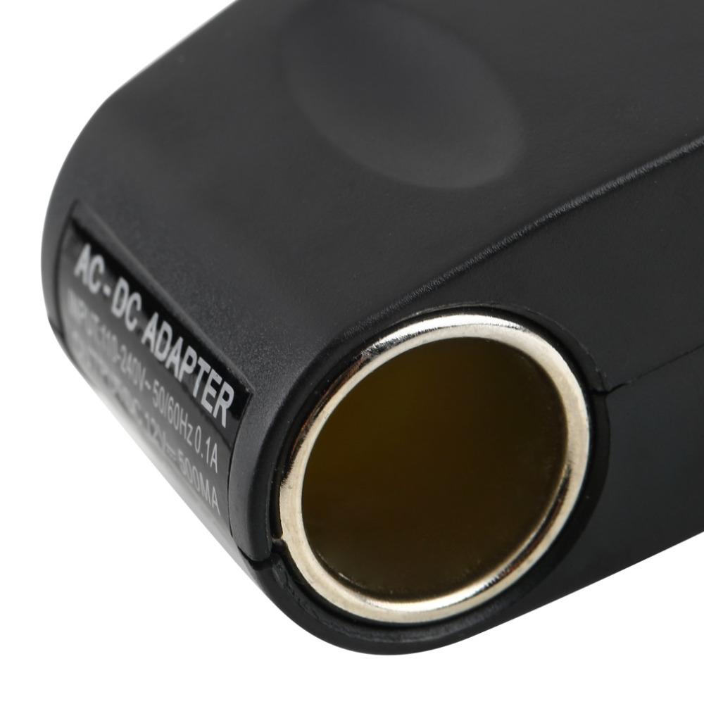 EU/US/UK/AU Car Cigarette Lighter Adaptor 110V-240V 50-60Hz AC to 12V DC Car Power Adapter Universal Converter Dropshipping