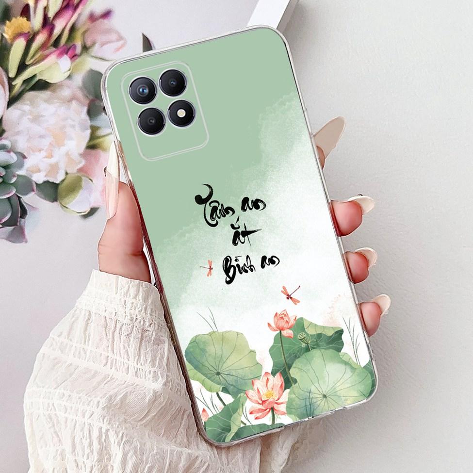 Clear Cover For Realme 8i Case RMX3151 Luxury Butterfly Love Flowers Cool Painted Phone Case For Realme Narzo 50 RMX3286 Cover