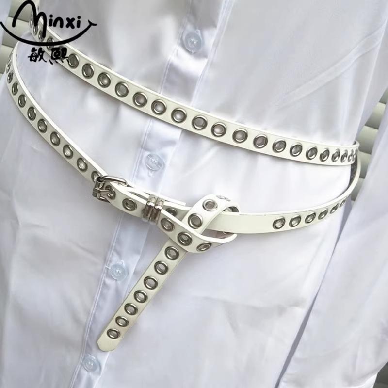 Modifiable Double Cycle Faux leather belt Bind Plan For Men And Women