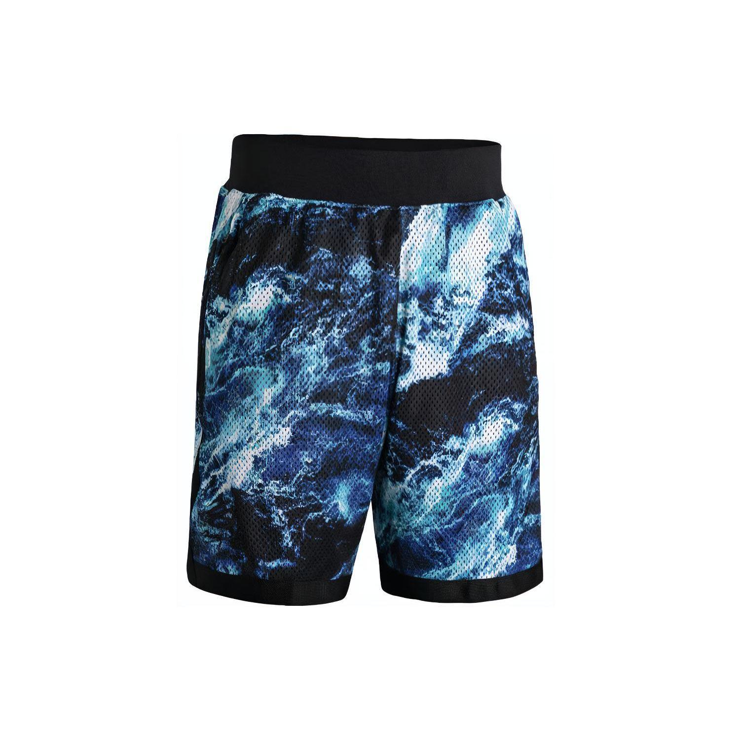 

Under Armour X Bruce Lee Collaboration UA Весенняя коллекция Water Element Printed Basketball Shorts Мужские шорты Синие 1385306-419 XL