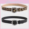 Versatile Leopard Design Pu Belt For Women For Trendsetting Looks
