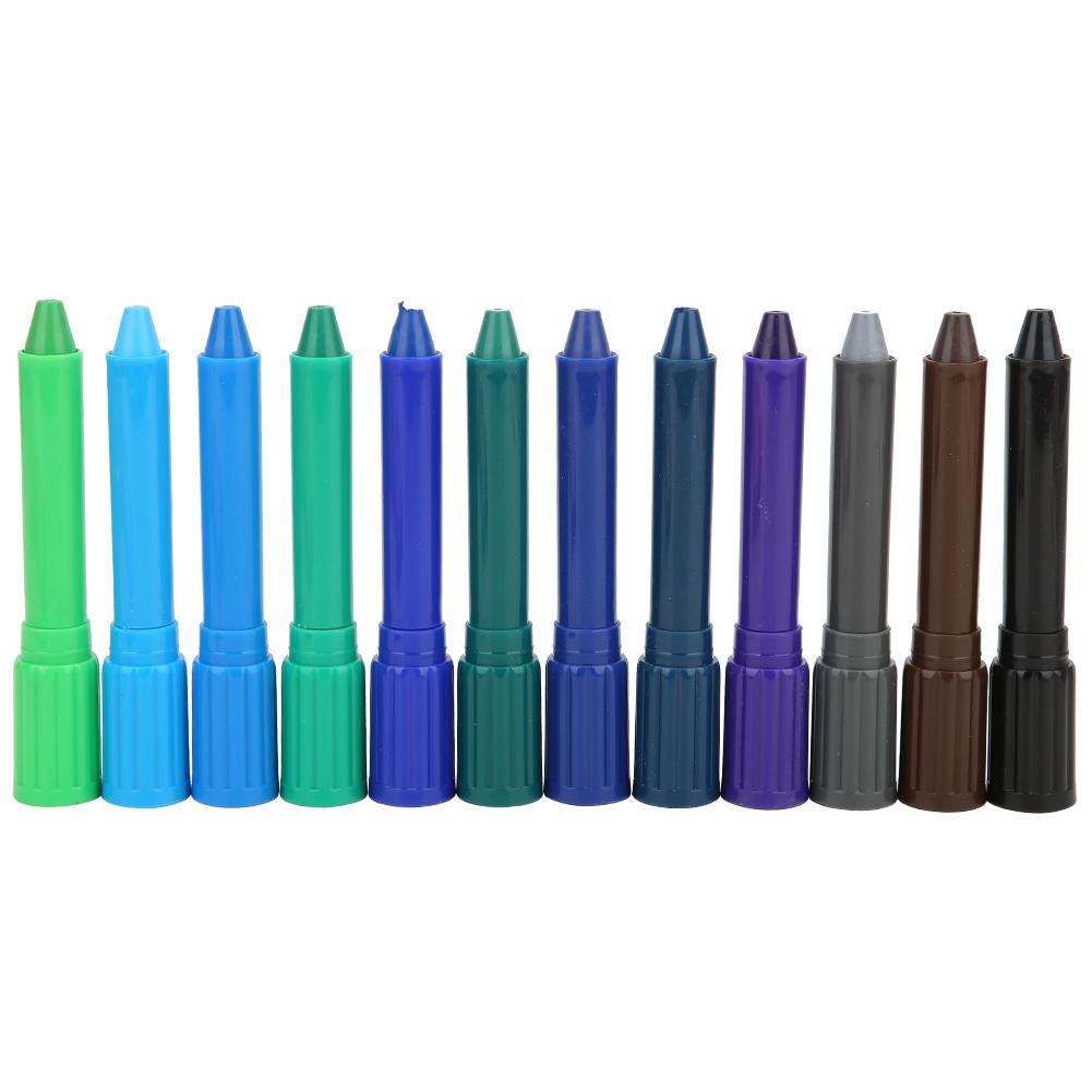 Oil Painting Stick Water-Soluble Rotating Drawing Pen Tool Stationery Art Supplies(12 Colors )