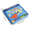 Wooden Dinosaur Dominoes Puzzle Game For Kids Educational Brain Training Toys