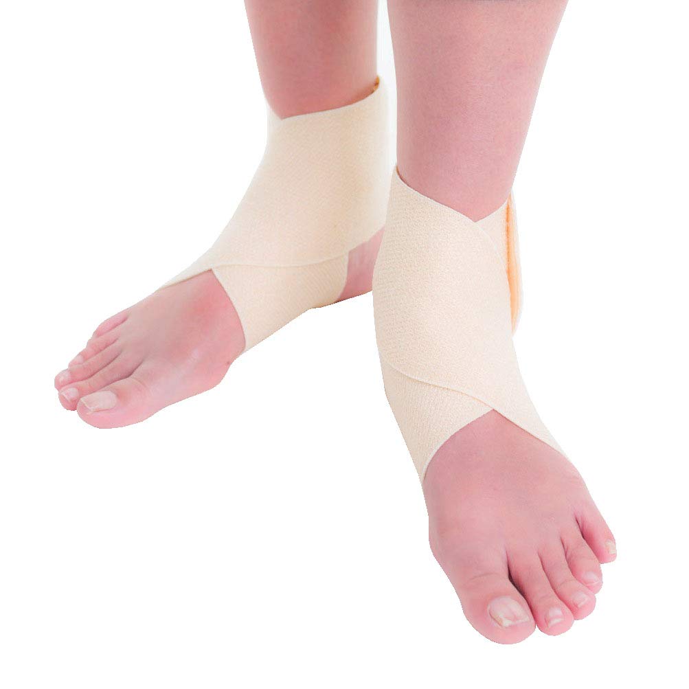 Taketora Firm Ankle Support One Size Fits Pack of 2 Belt, Beige, All,