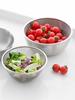 Reborn. J Mudita All-Stainless Steel Mixing Bowl & Strainer Set of 2, 22cm (Medium/2500ml)