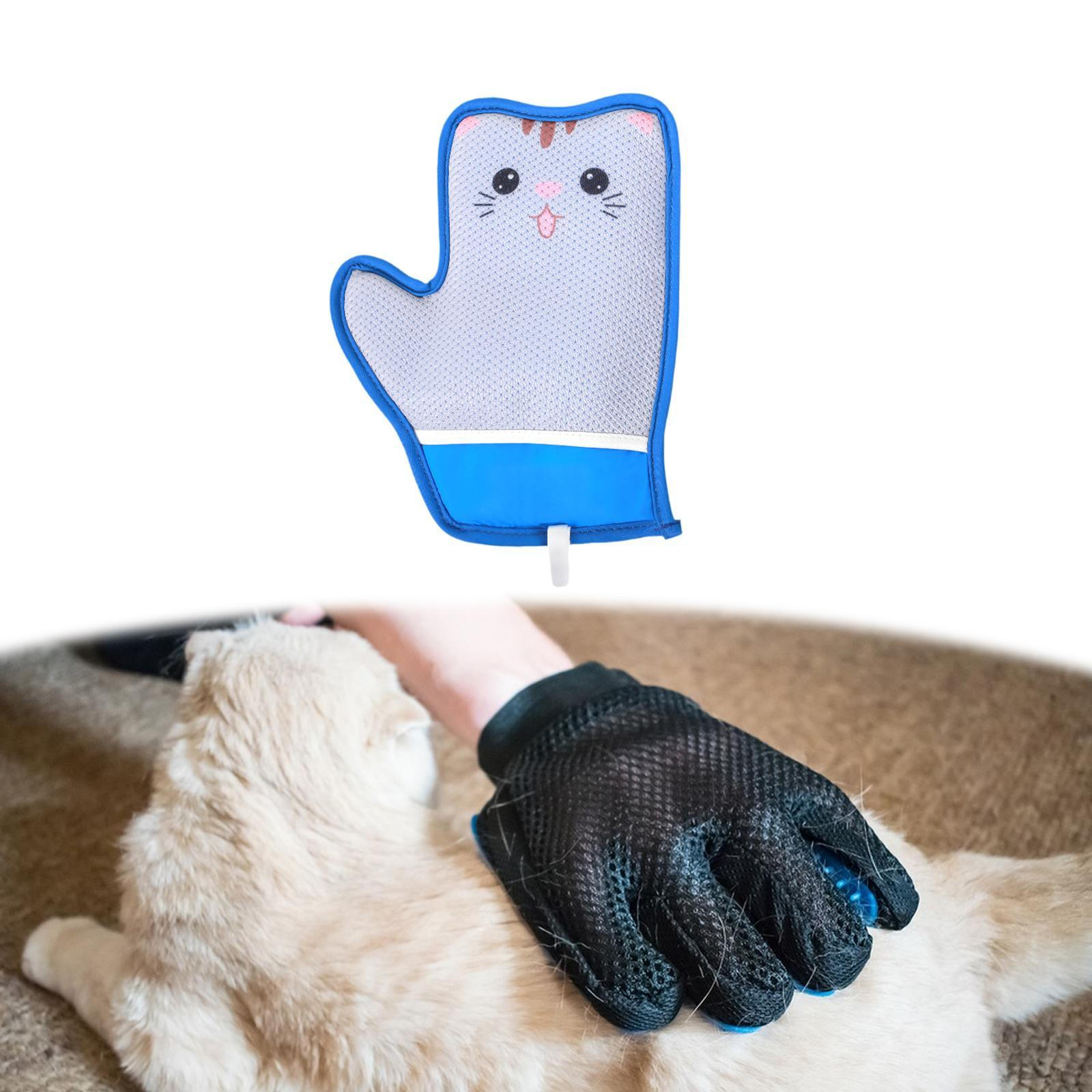 

Перчатка для ухода за кошками Щетка для распутывания шерсти домашних животных, средство для удаления шерсти с одежды щенков Cat Pattern