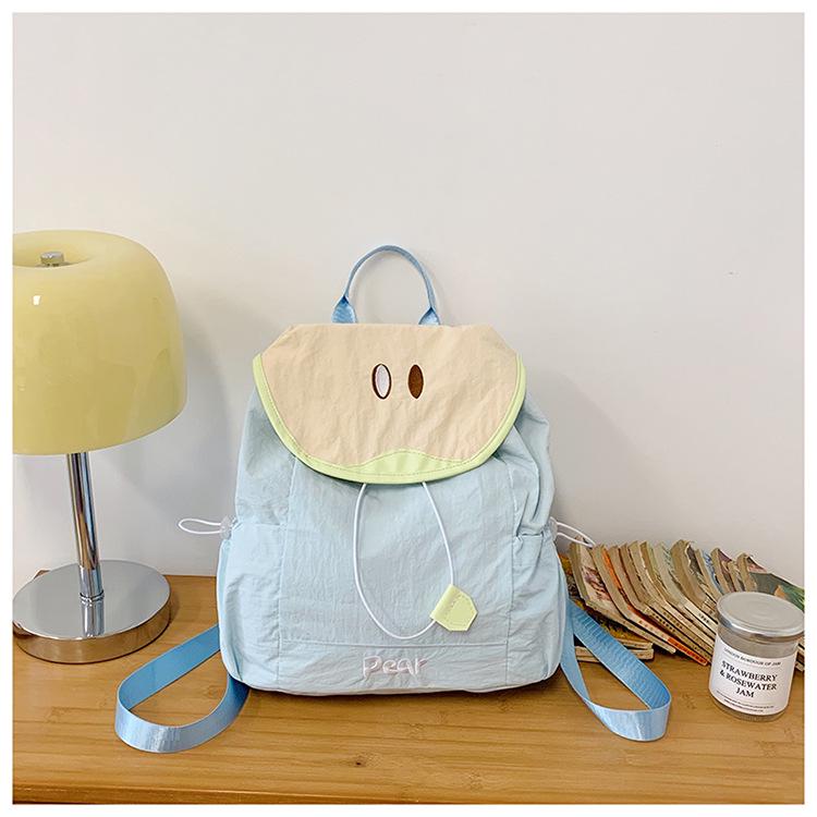 New Women's Cute Macaron Color Small Backpack - Fresh Schoolbag & Casual Student Bookbag