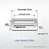 304 Stainless Steel Irregular D-Ring Buckle for Straps and Bags - Light Luxury Accessory