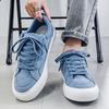 Fashion Designer Skateboarding Men Casual Skate Shoes Blue High Quality Trainers Trend Board Rubber Sole Sport Sneake Walking Casual Sho