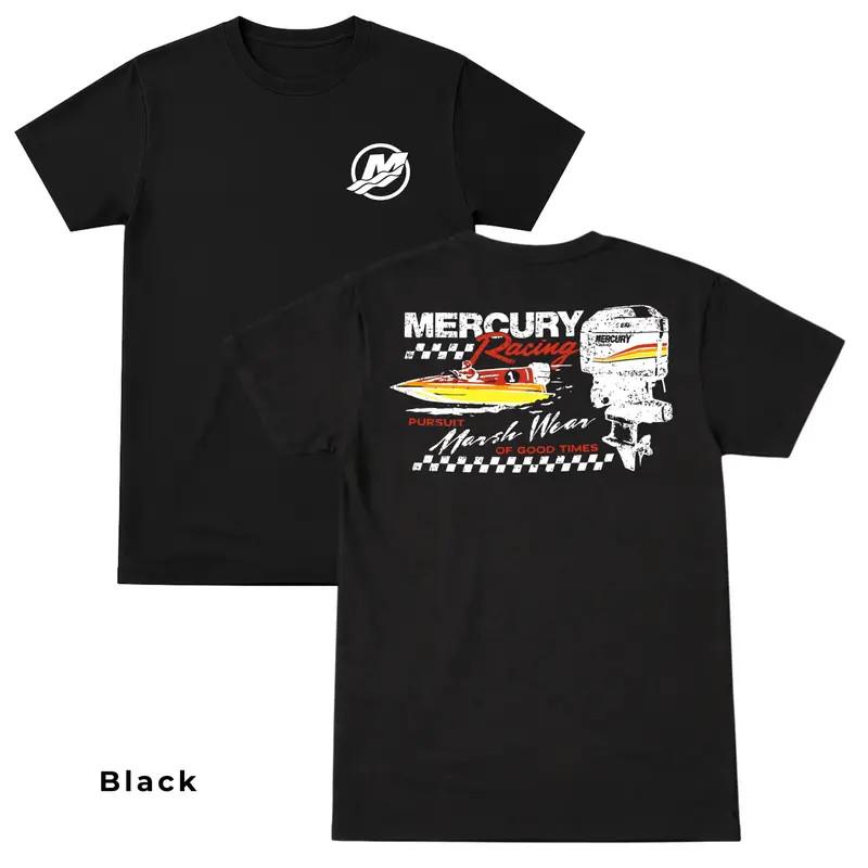 Mercury Racing T-Shirt, Boat Racing Shirt, Offshore Boat Racing Tee, Mercury Rac S