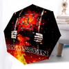 1pc Rammstein, Fire Themed High-quality Umbrella,Automatic Opening and Closing Umbrella,Multi-functional Umbrella G0811016