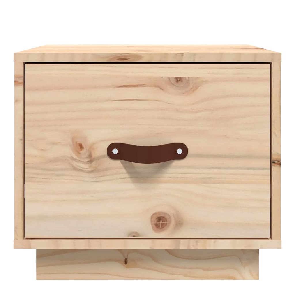 Vidaxl Szafka Nocna, 40X34X35 Cm, Lite Drewno Sosnowe