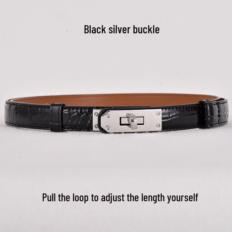 Versatile 2026 Leather Womens Belt For Denim Jeans Korean Fashion Style