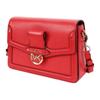 New MICHAEL KORS Jessie Leather Crossbody Bag, Shoulder Bag Medium Women's Red 30F9GI6L2L-BRIGHT-RED