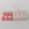 DIY Strawberry Silicone Molds Strawberry Shape Candle Molds Silicone Material