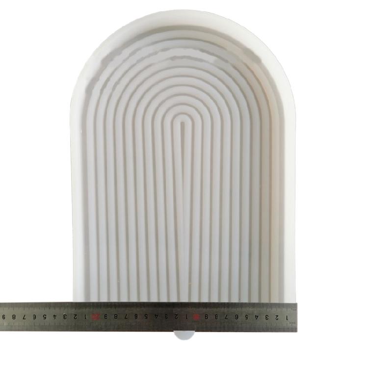 

Half Oval/Round Coaster Mold Silicone Fruit Tray Epoxy Resin Casting Mould 1