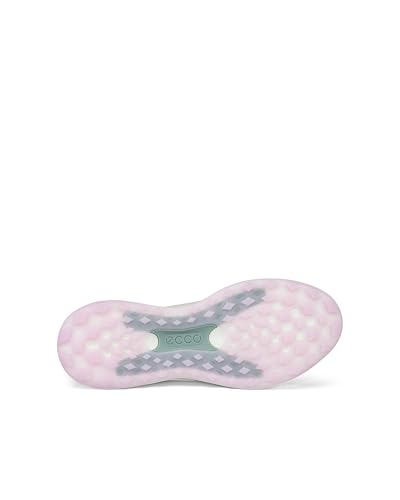 ECCO W GOLF LT1 Damen Hybrid Spikeless Golfschuhe, Echtes Leder, Wasserdicht, Weiß/Eisblume, Größe 24,5 cm, 3E