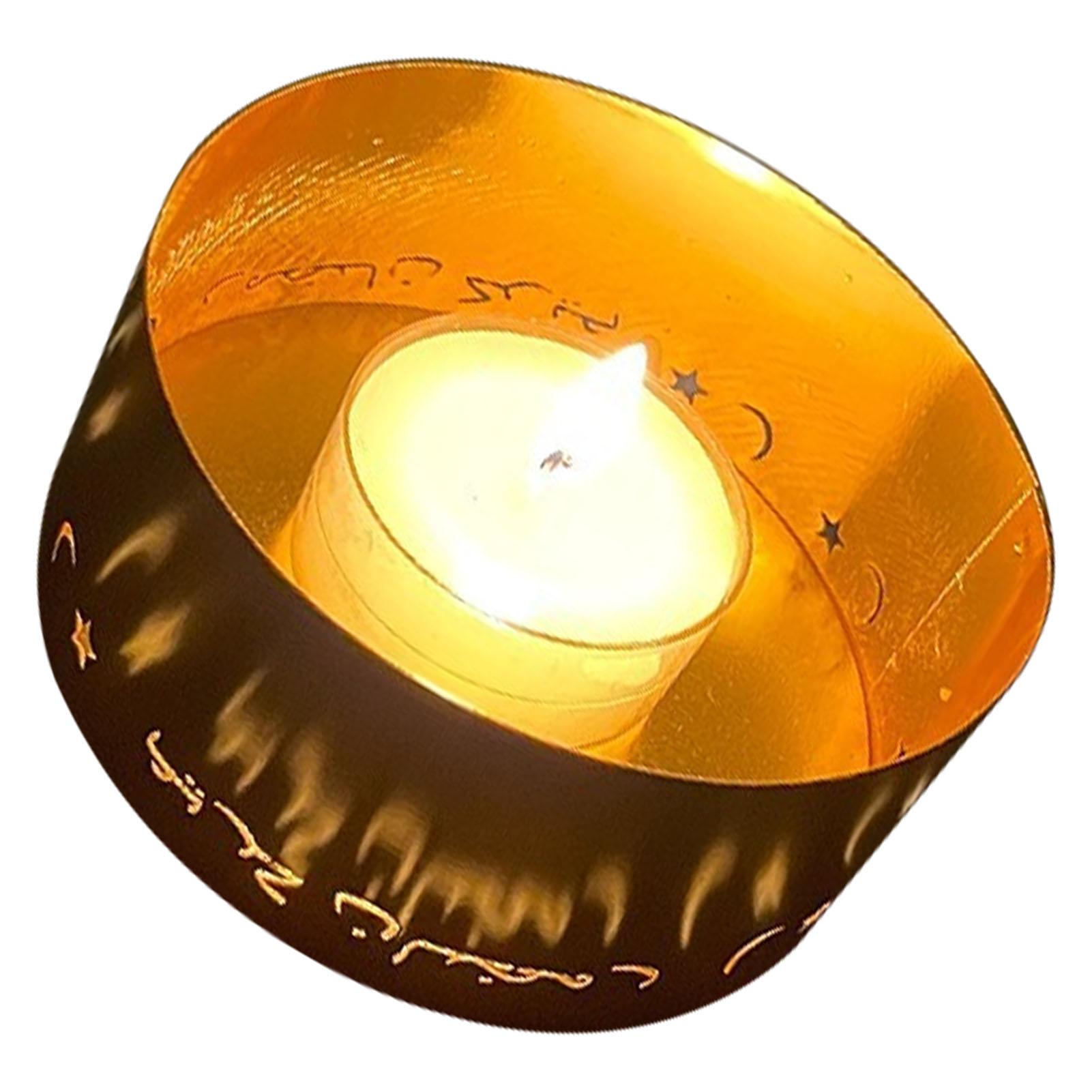 

Подсвечник для чайной свечи Гальванизированный металл Ажурный Декоративный Маленький подсвечник для медитации