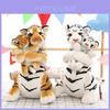 Entzückendes Realistisches Tiger Plüschtier Mutter und Junges Weiches Kuscheltier Perfektes Geburtstagsgeschenk