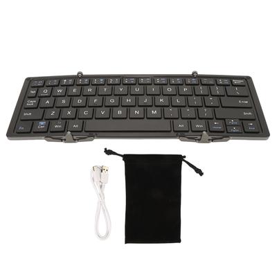 Portable Foldable Mini Wireless Keyboard Tri Folding Wireless Bluetooth Keyboard for Mobile Phones
